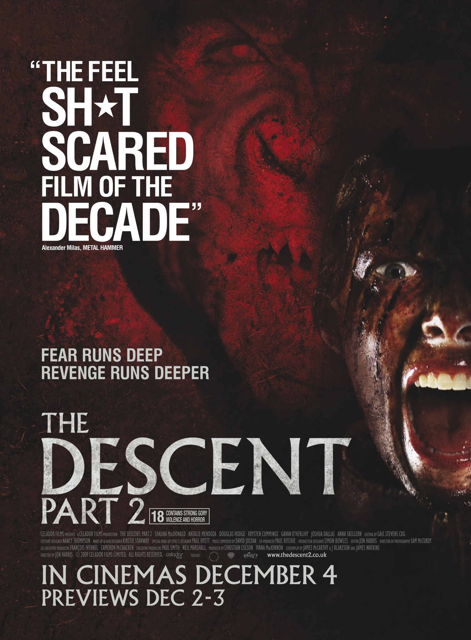 ดูหนังออนไลน์ฟรี The Descent Part 2 หวีดมฤตยูขย้ำโลก 2 (2009)